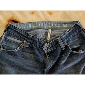 Guess Jeans Rhodes Straight Leg Dark Wash Denim Mens 33x32 M74R5102